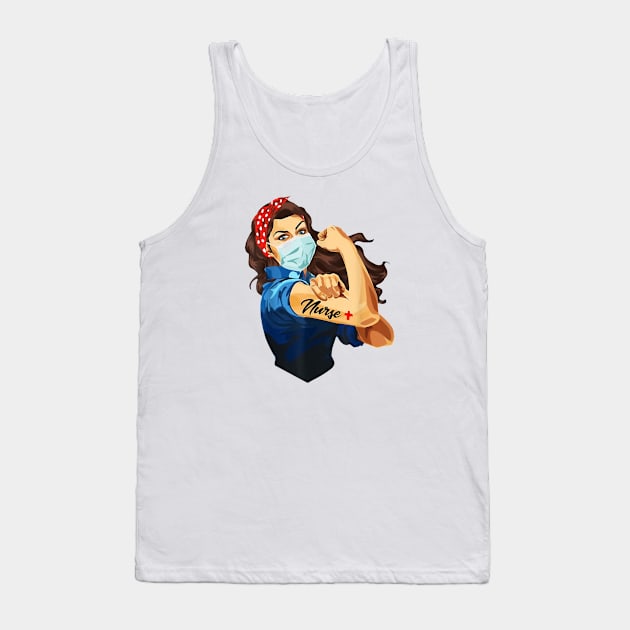 NURSE STRONG SHIRT Tank Top by kellirodriguez